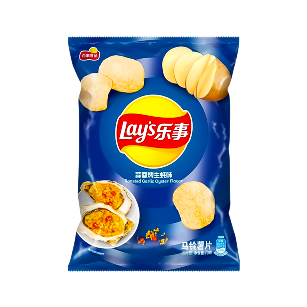 LAY'S Crisps - Garlic Oyster Flavour 70g - Longdan Official