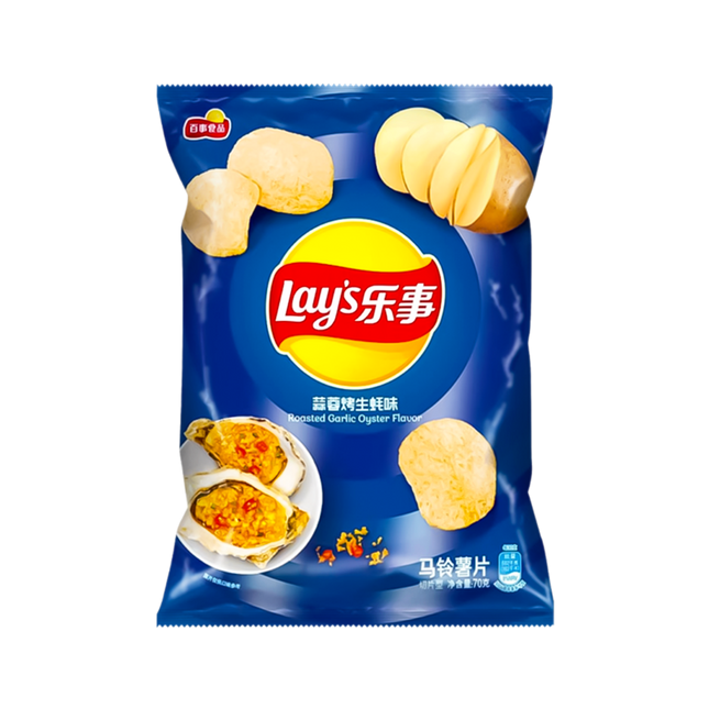 LAY'S Crisps - Garlic Oyster Flavour 70g - Longdan Official