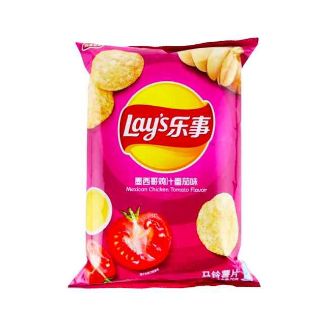 LAY'S Crisps - Mexico Tomato Chicken Flavour 70g - Longdan Official