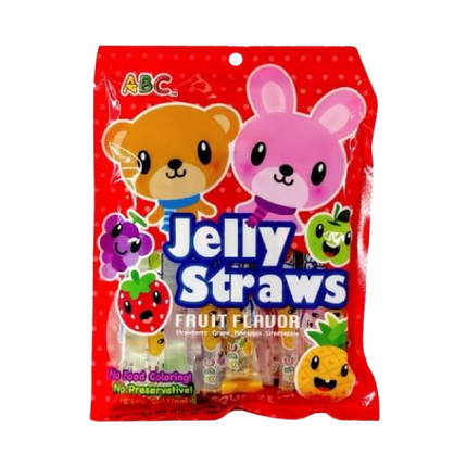 ABC Bunny and Bear Jelly Straws 300g - Longdan Official