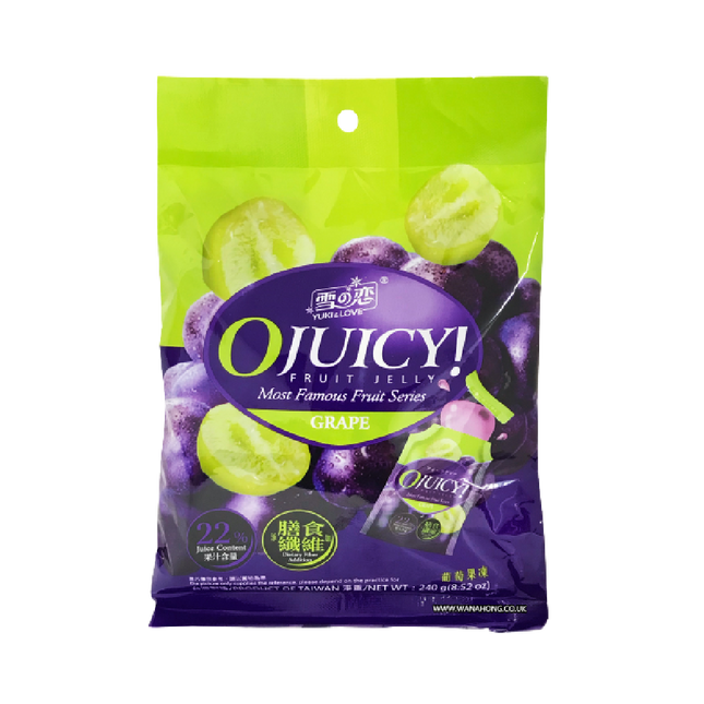 YUKI & LOVE - OJUICY! - Grape Jelly 240g - Longdan Official