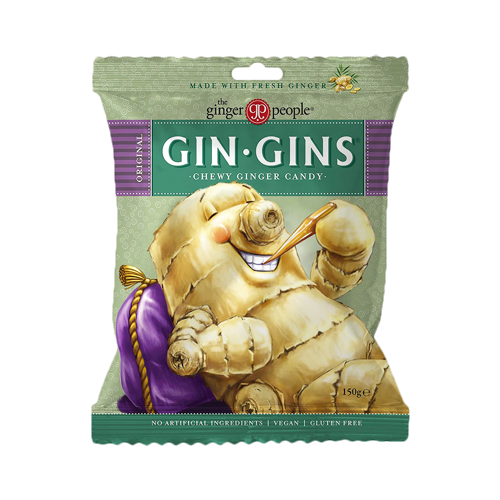 GINGER PEOPLE Gin Gin Original Ginger Chews 150g - Longdan Official