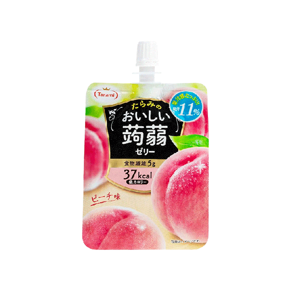 TARAMI Oishi Konjac Jelly Peach Flavour 150g (Case 36)