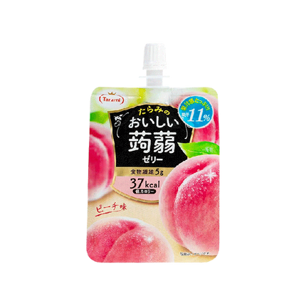 TARAMI Oishi Konjac Jelly Peach Flavour 150g (Case 36)