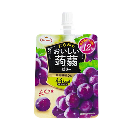 TARAMI Oishi Konjac Jelly Grape Flavour 150g (Case 36)