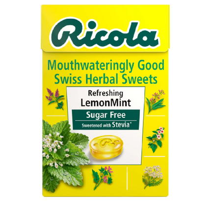 RICOLA Lemon Mint - Sugar Free 45g - Longdan Official