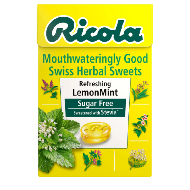 RICOLA Lemon Mint - Sugar Free 45g - Longdan Official