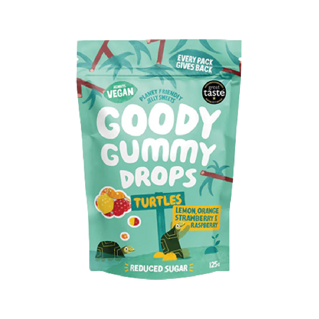 GOODY GUMMY DROPS Turtles 125g - Longdan Official
