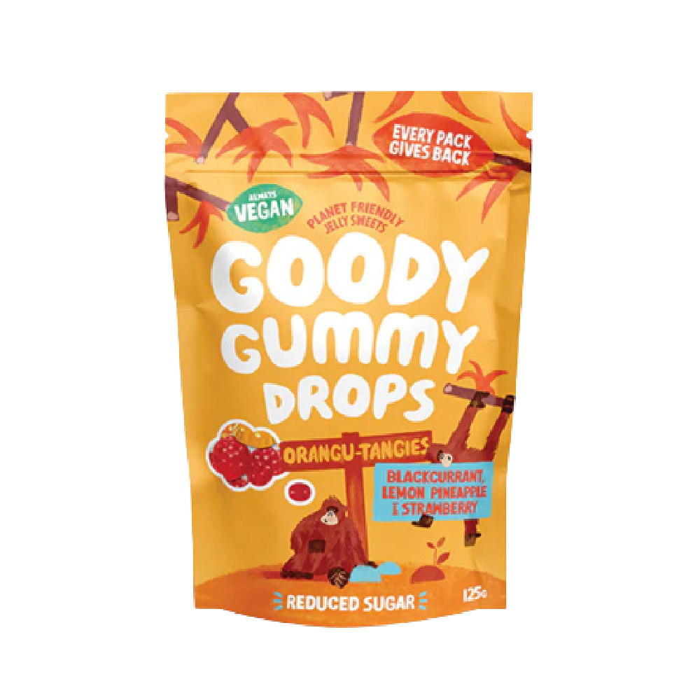 GOODY GUMMY DROPS Orangutangies 125g - Longdan Official