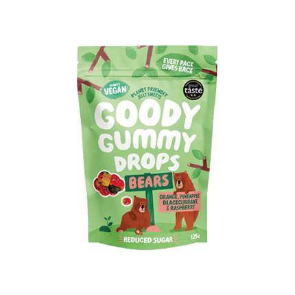 GOODY GUMMY DROPS Bears 125g - Longdan Official