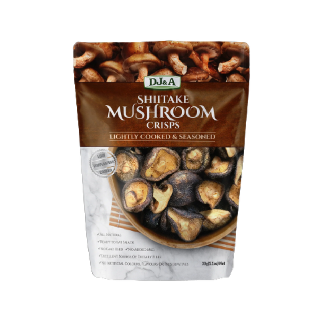 DJ & A Crisps Shiitake Mushroom 30g - Longdan Official