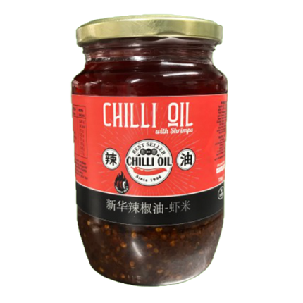 SUN WAH Chilli Oil With Shrimp 650g - Longdan Official