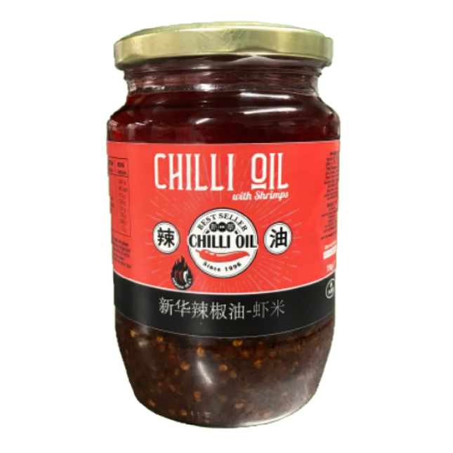 SUN WAH Chilli Oil With Shrimp 650g - Longdan Official