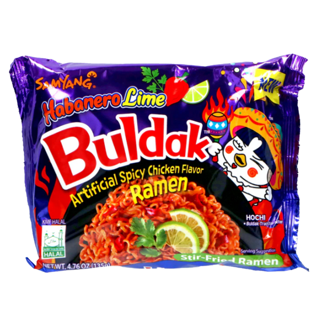 SAMYANG Hot Chicken Ramen Habanero Lime 135g (Case 40)