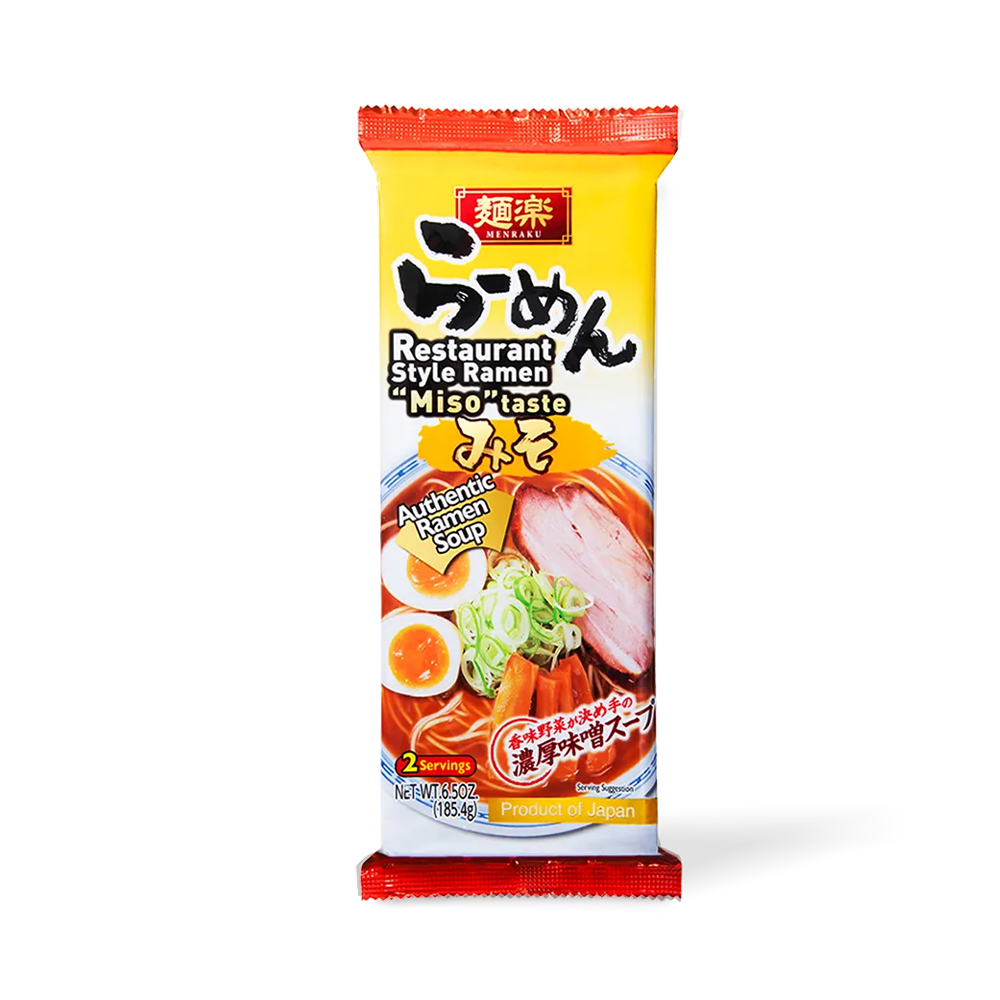 HIKARI MENRAKU Ramen Miso Taste 185.4g (Case 12)