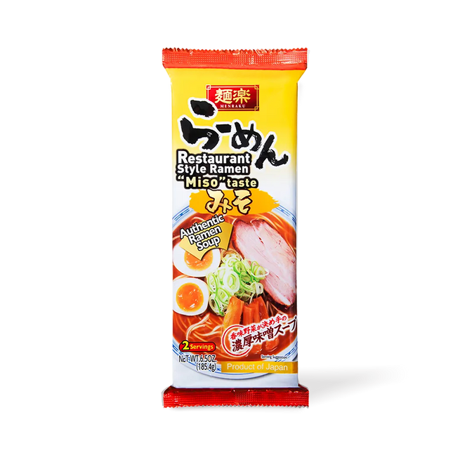HIKARI MENRAKU Ramen Miso Taste 185.4g (Case 12)