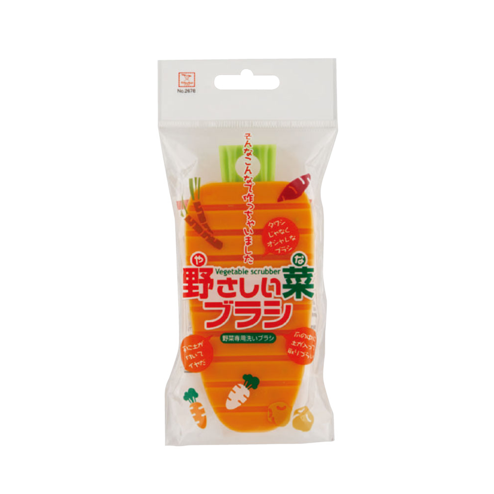 KOKUBO Vegetable Scrubber Carrot (Case 240)