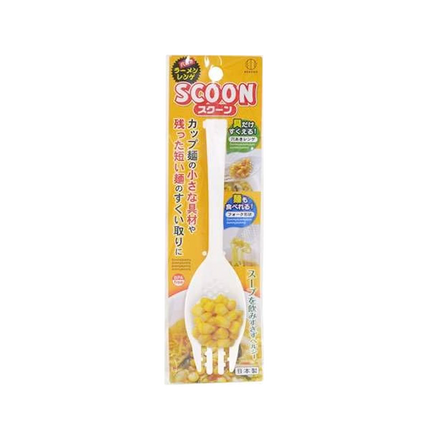 KOKUBO Scoon Perforated Ramen Spoon White (Case 240)