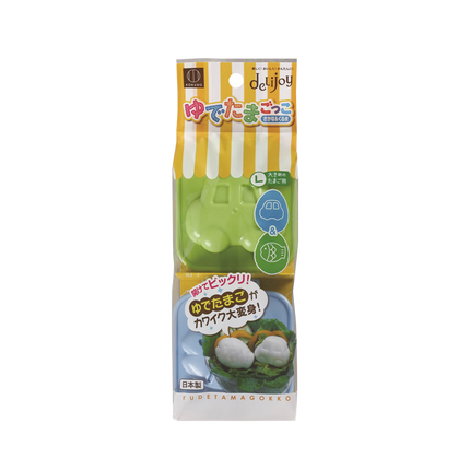 KOKUBO DELIJOY Boiled Egg Shape molds Car & Fish (Case 120)