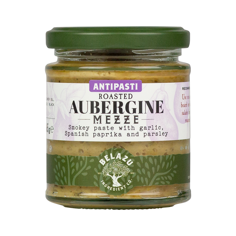 BELAZU Roasted Aubergine Mezze 165G (Case 6)