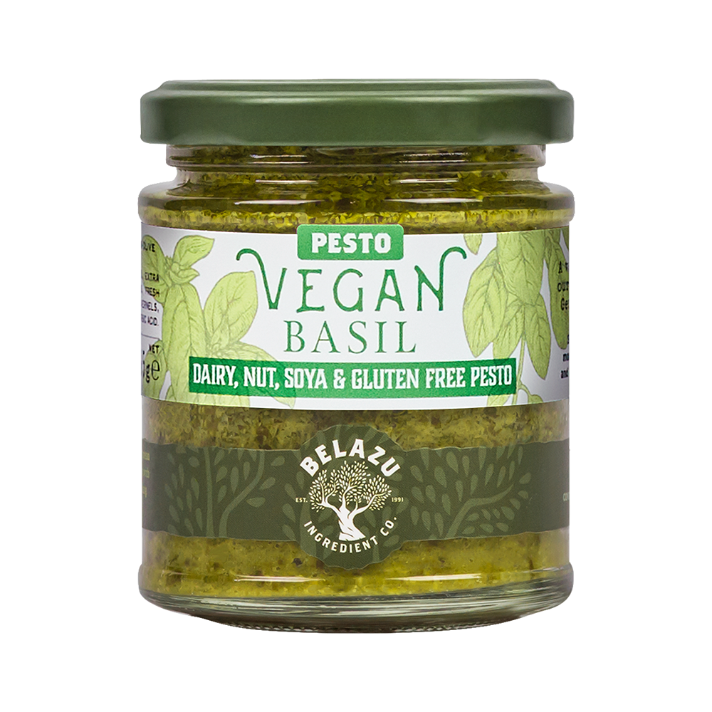 BELAZU Vegan Basil Pesto 165G (Case 6)