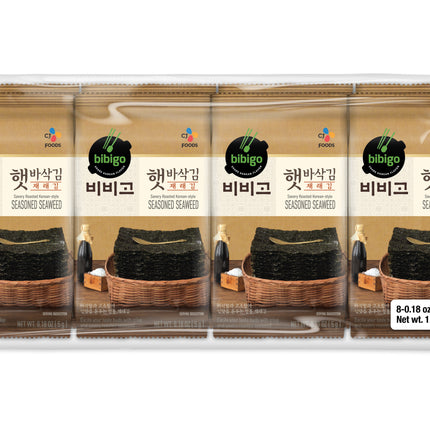 CJ BIBIGO Seasoned  Sesame Seaweed Snacks 5g (Case 72)