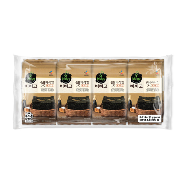 CJ BIBIGO Seasoned  Sesame Seaweed Snacks 5g (Case 72)