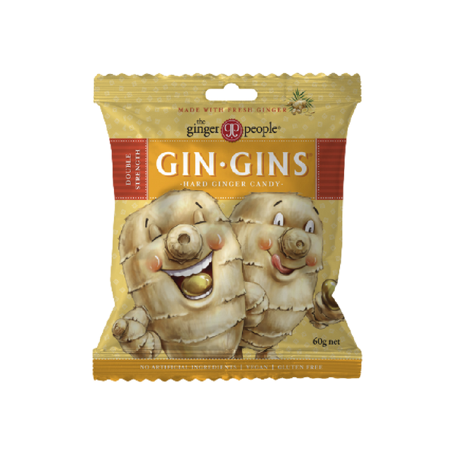 GINGER PEOPLE Gin Gins Hard Ginger Candy 60g - Longdan Official