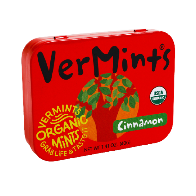 VERMINTS Organic Cinnamon Mints 40g - Longdan Official
