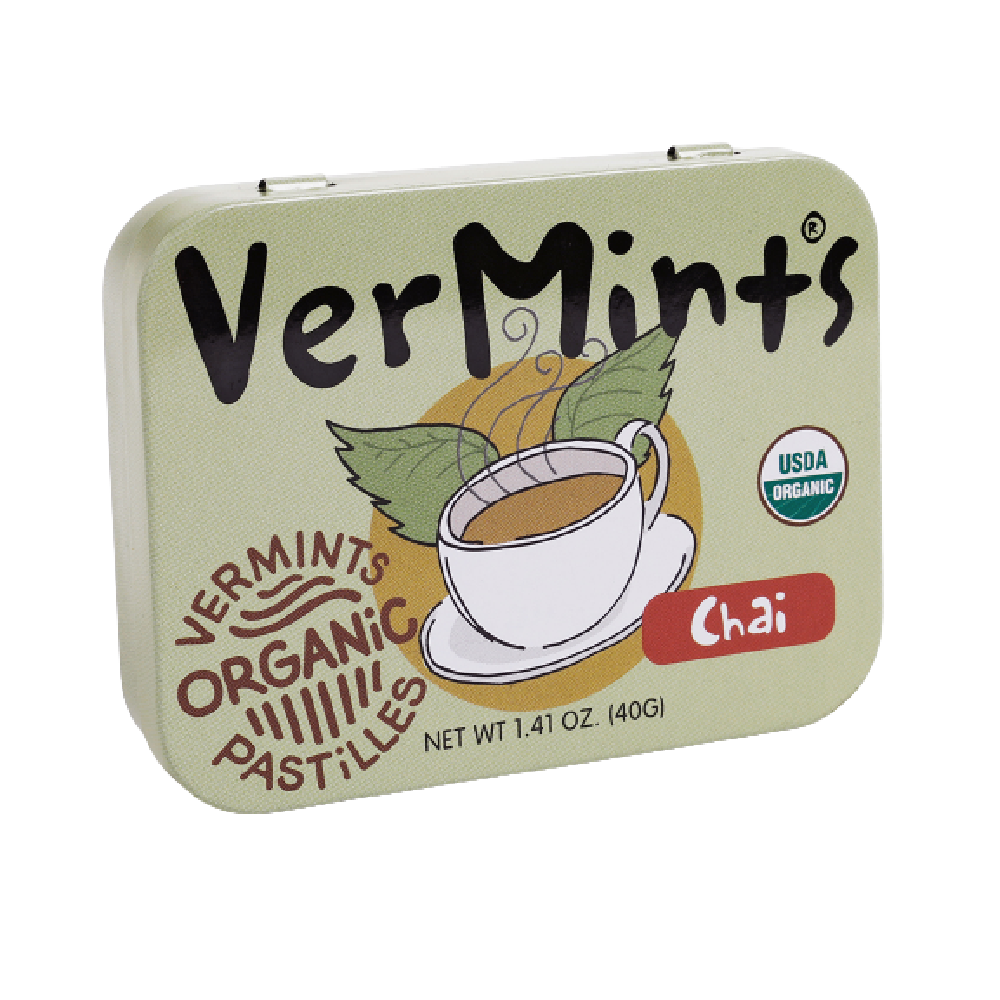 VERMINTS Organic Chai Mints 40g - Longdan Official