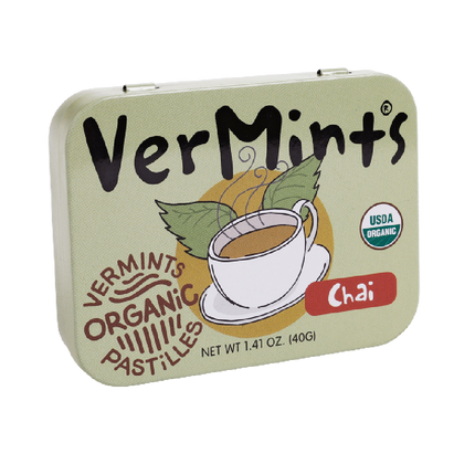VERMINTS Organic Chai Mints 40g - Longdan Official