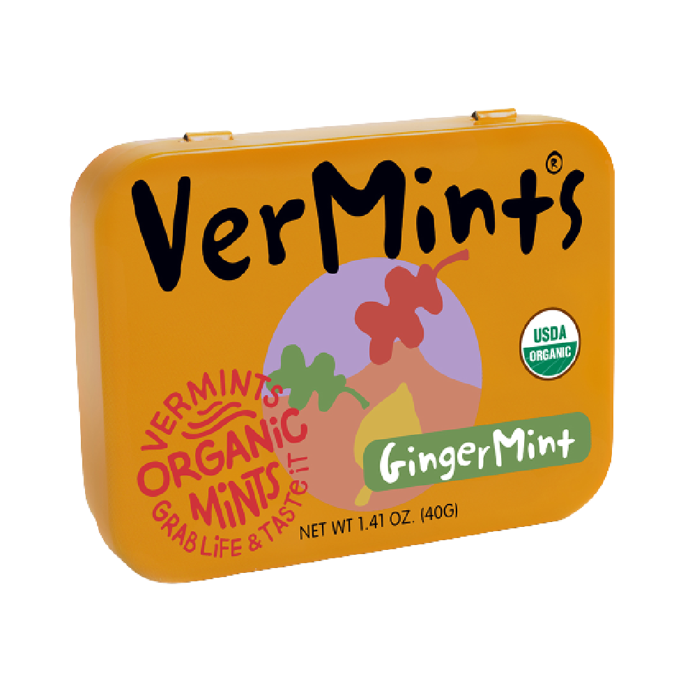 VERMINTS Organic Ginger Mints 40g - Longdan Official
