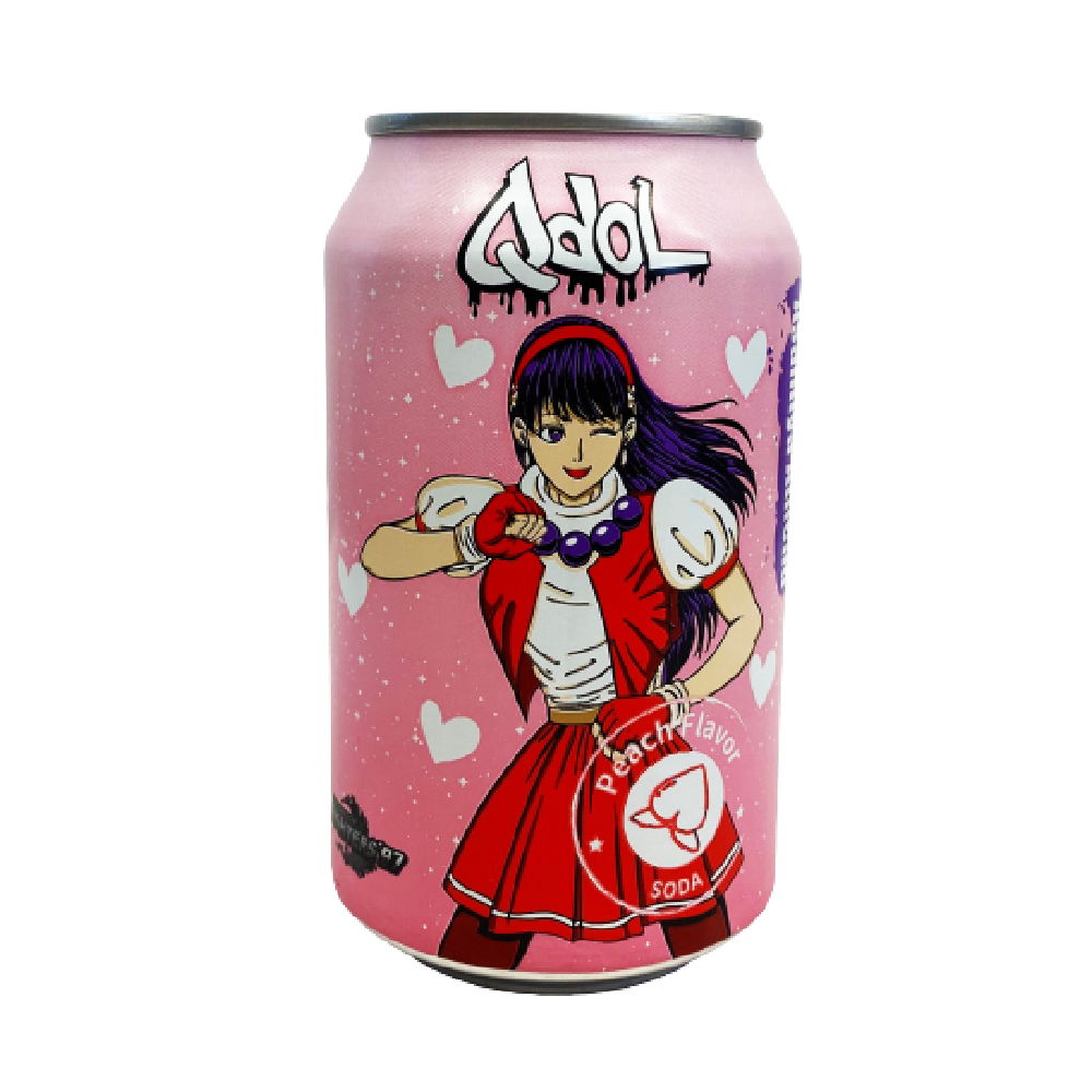 QDOL Asamiya Athena Peach Flavour Soda 330ML - Longdan Official