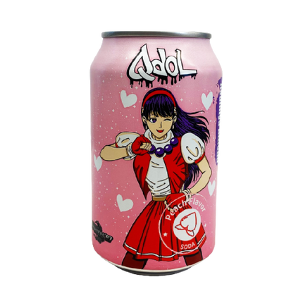 QDOL Asamiya Athena Peach Flavour Soda 330ML - Longdan Official