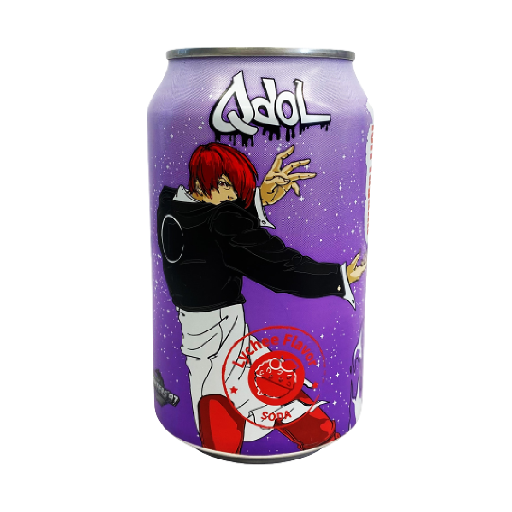QDOL Lori Yagami Lychee Flavour Soda 330ML - Longdan Official