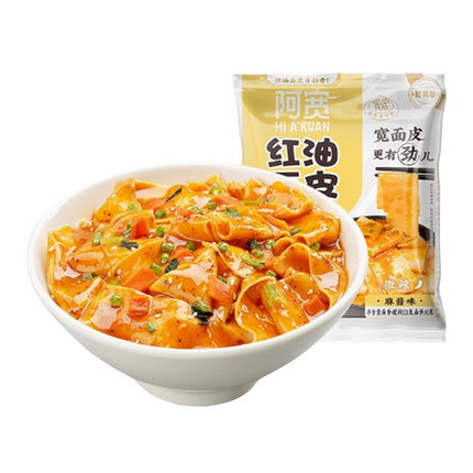 BAI JIA A-Kuan Broad Noodle (Bag) - Sesame Paste 120g (Case 20)