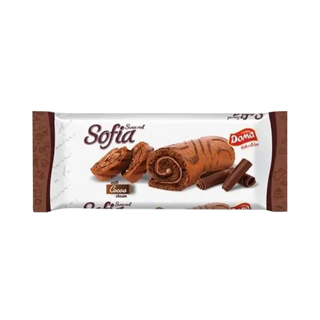DOMA SOFIA Cocoa Swiss Roll 200g (Case 10)