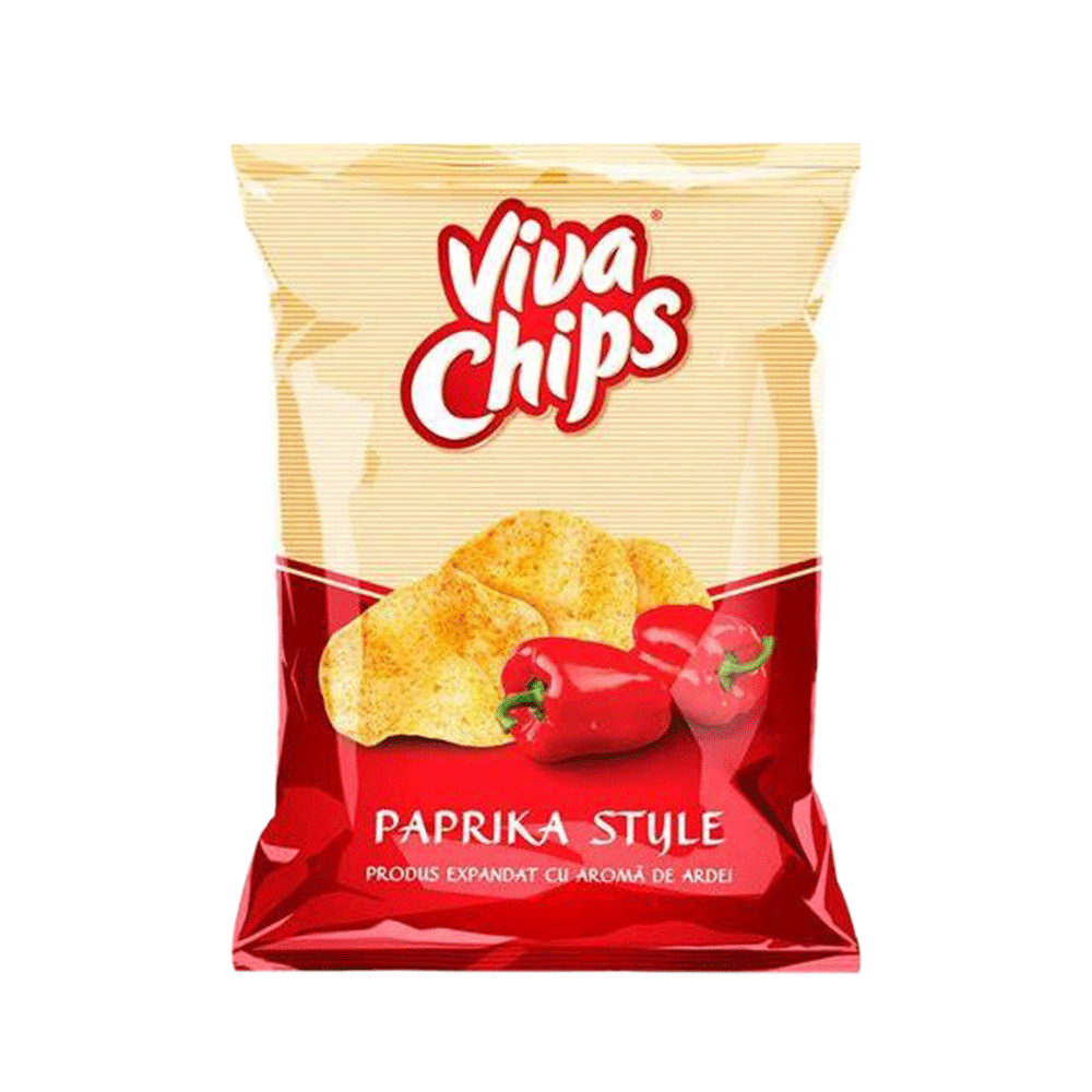 VIVA Chips Paprika 100g (Case 20)