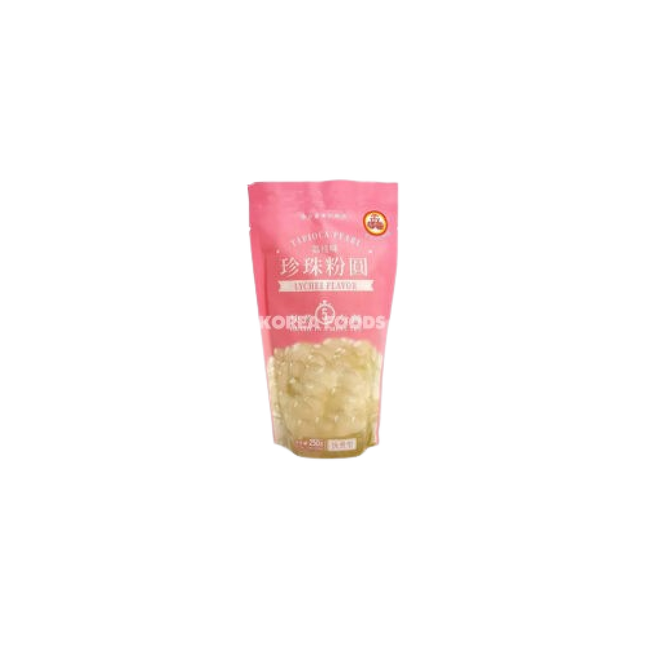WU FU YUAN Tapioca Pearl - Lychee Flavour 250g - Longdan Official