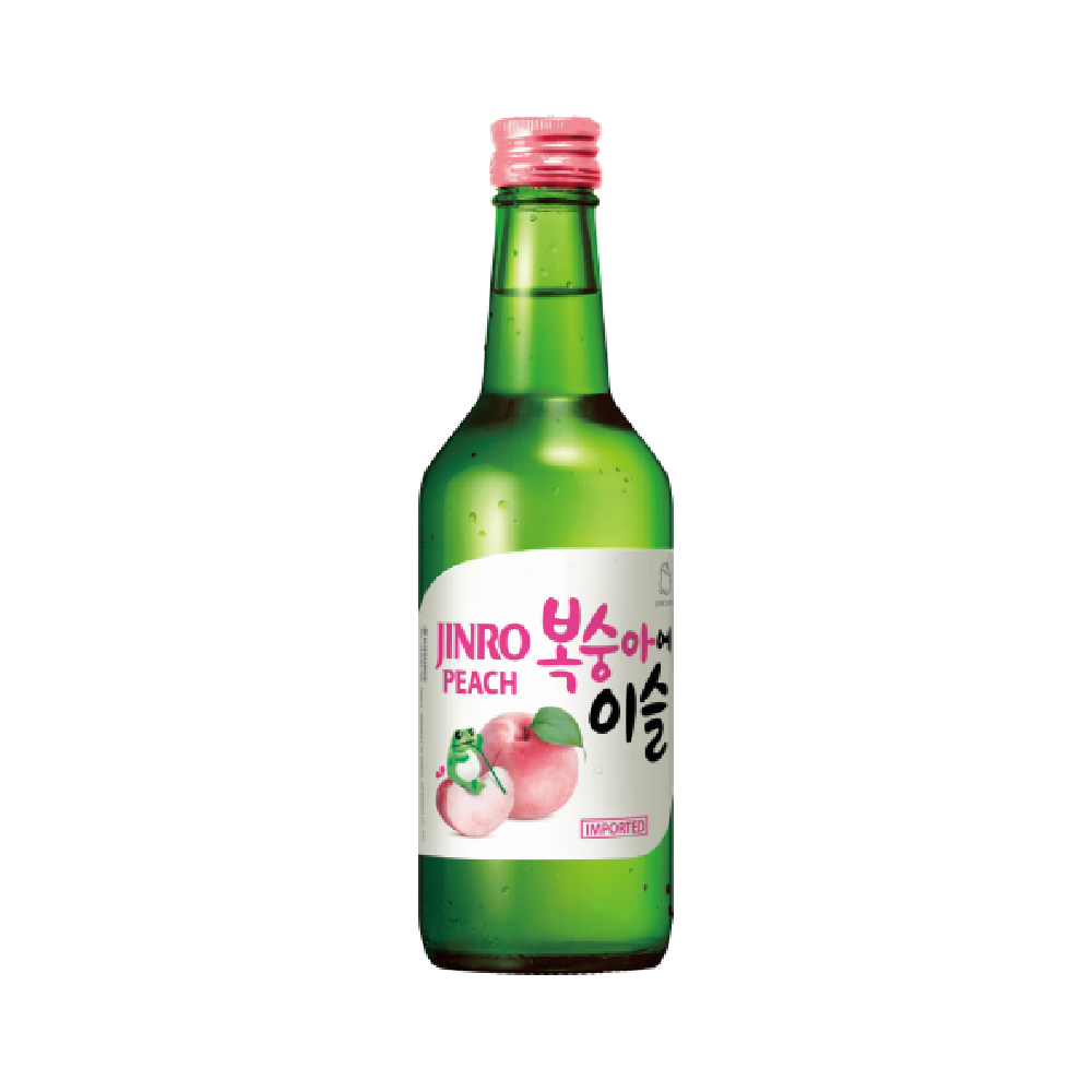 JINRO Peach Soju Alc 13% 360ml (Case 20)