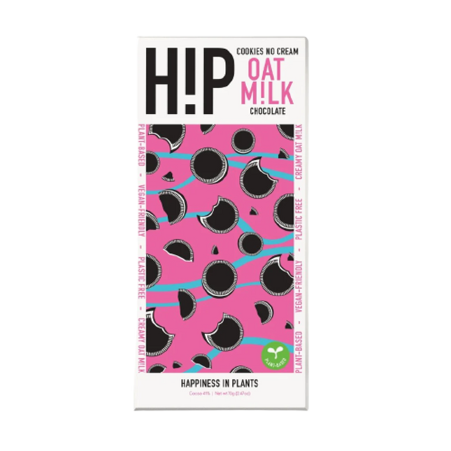 HIP Cookies No Cream Oat Milk Chocolate Bar 70g - Longdan Official