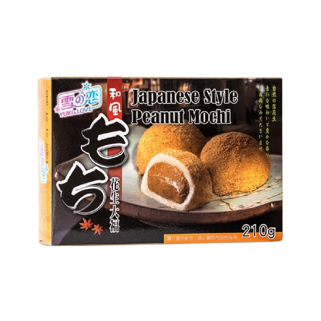 YUKI & LOVE Japanese Style Peanut Mochi 210g - Longdan Official