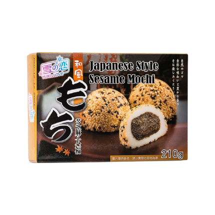 YUKI & LOVE Japanese Style Sesame Mochi 210g - Longdan Official