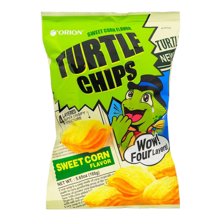 ORION Turtle Chip Sweet Corn Flavour 80g