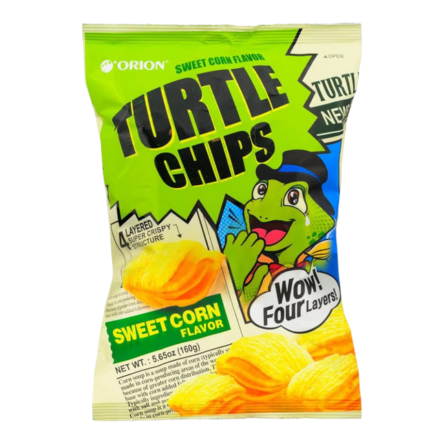 ORION Turtle Chip Sweet Corn Flavour 80g