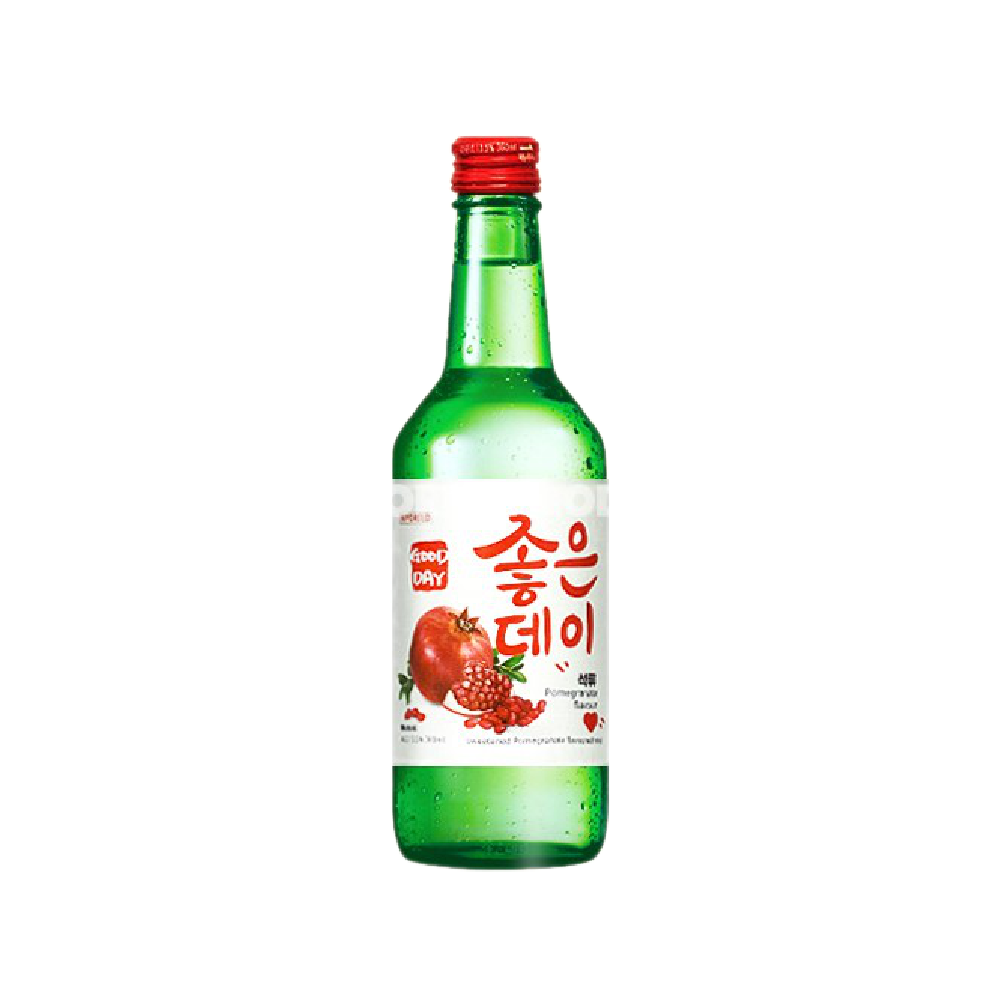 MUHAK Good Day Soju Pomegranate Flavour 13.5% 360ml (Case 20)