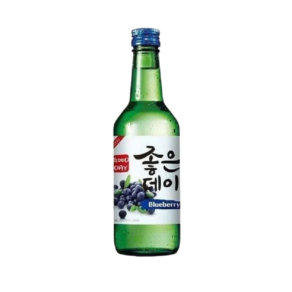 MUHAK Good Day Soju Blueberry Flavour Alc 13.5% 360ml (Case 20)