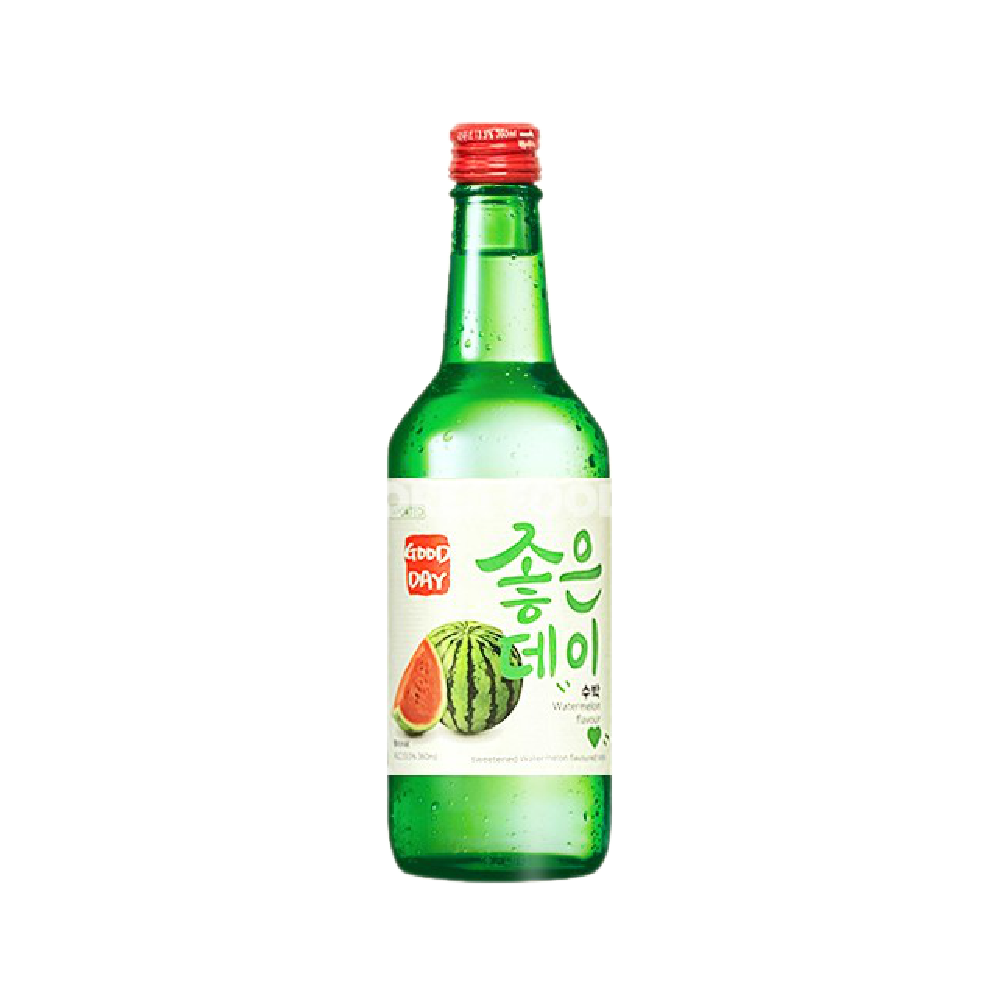 MUHAK Good Day Soju Watermelon Flavour Alc 13.5% 375ml (Case 24)