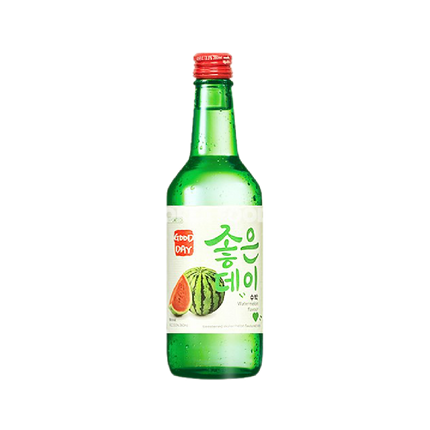 MUHAK Good Day Soju Watermelon Flavour Alc 13.5% 375ml (Case 24)