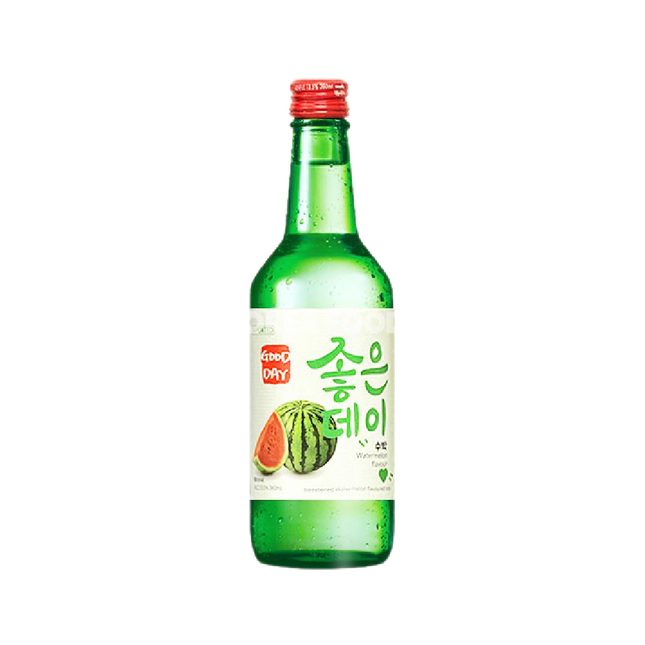 MUHAK Good Day Soju Watermelon Flavour Alc 13.5% 375ml (Case 24)
